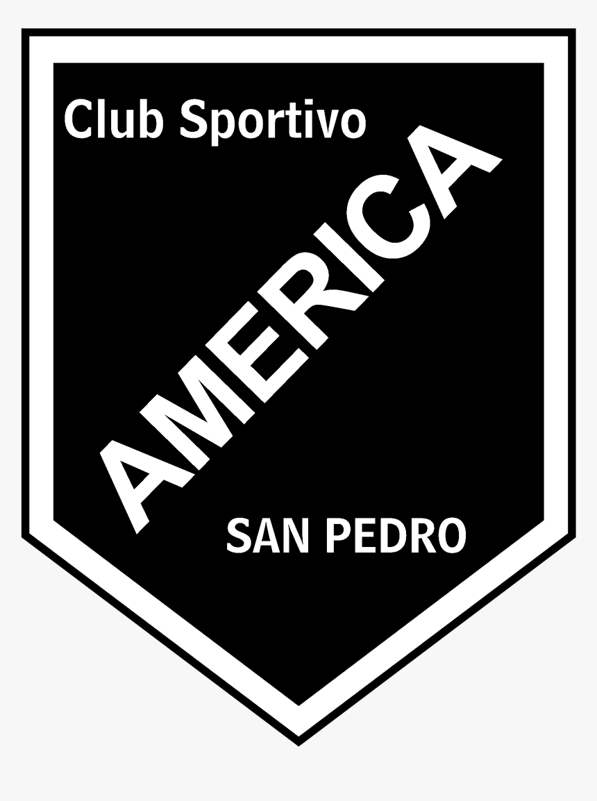 Club Sportivo America De San Pedro Logo Black And White - Sports, HD Png Download, Free Download