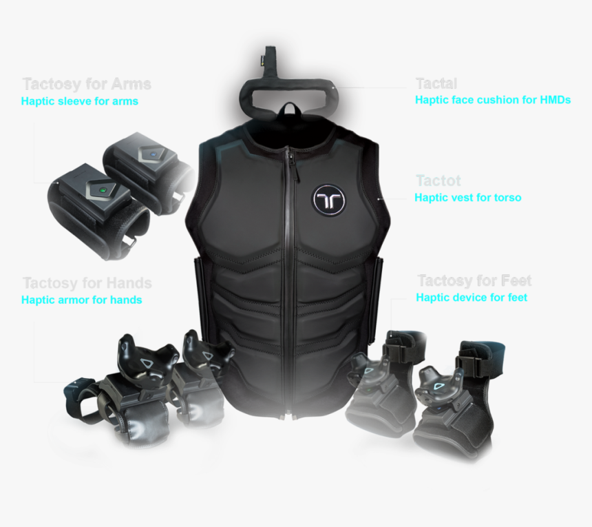 Tactsuit 60 - Haptic Feedback Vest Vr, HD Png Download, Free Download