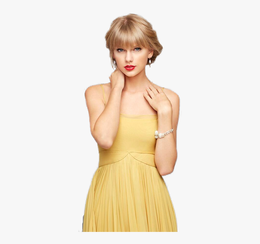 Taylor Swift In Yellow, HD Png Download, Free Download