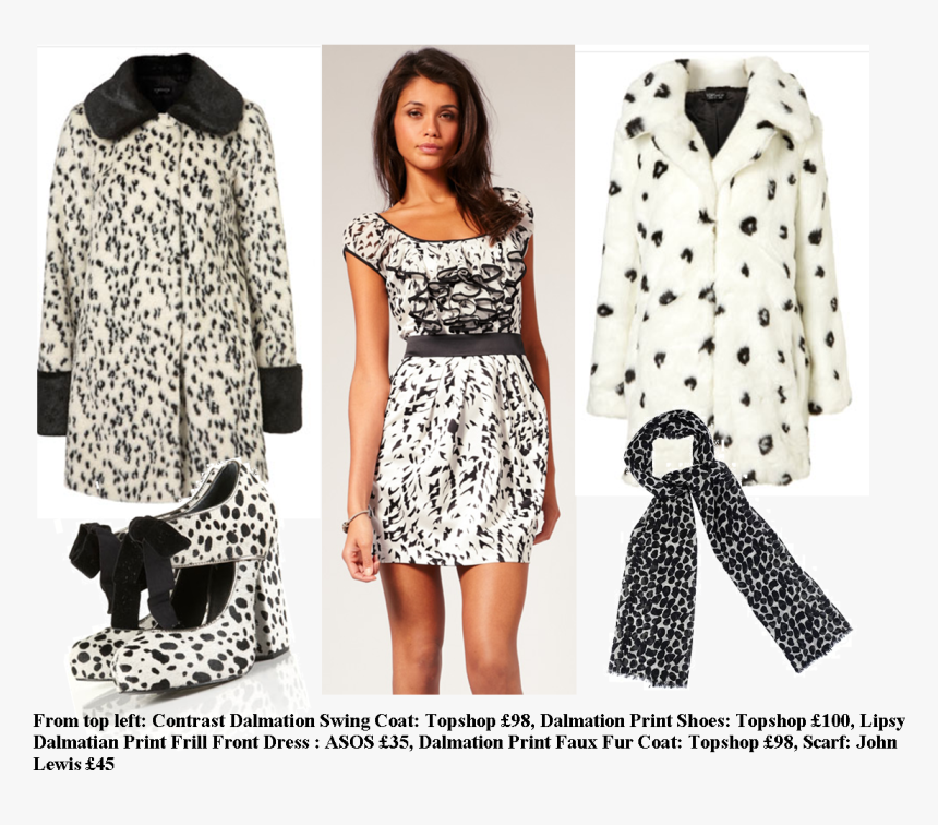 Topshop Dalmatian Coat, HD Png Download, Free Download