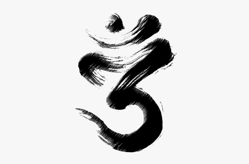 Calligraphy Om Symbol Png, Transparent Png, Free Download