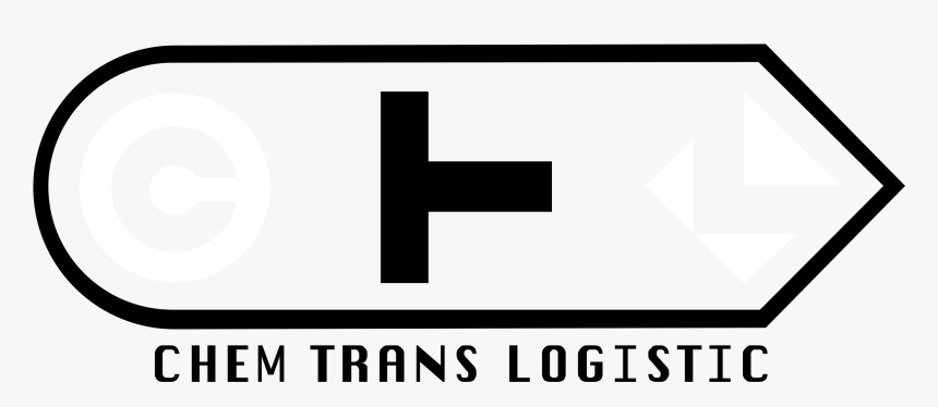 Chem Trans Logistic Logo Black And White - Sign, HD Png Download, Free Download