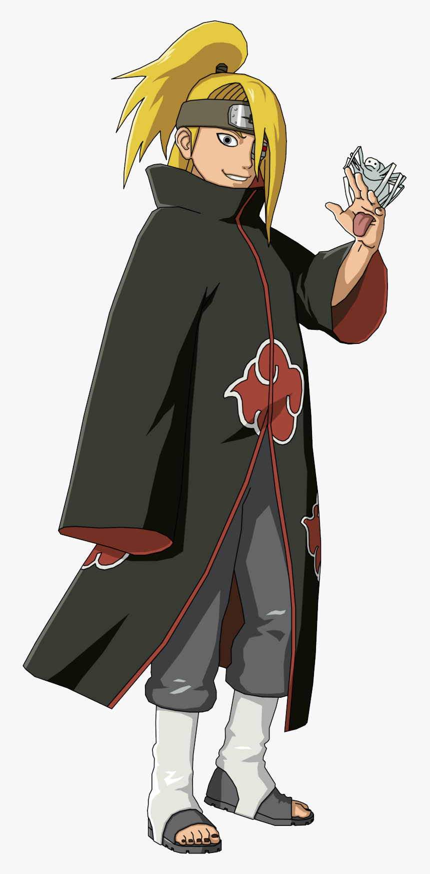 Collection Of Free Naruto Transparent Deidara - Akatsuki Deidara, HD Png Download, Free Download