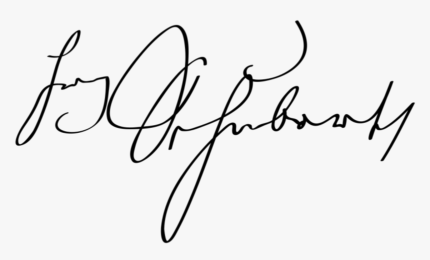 Have Fun Signature Png - Firma De Franz Schubert, Transparent Png, Free Download