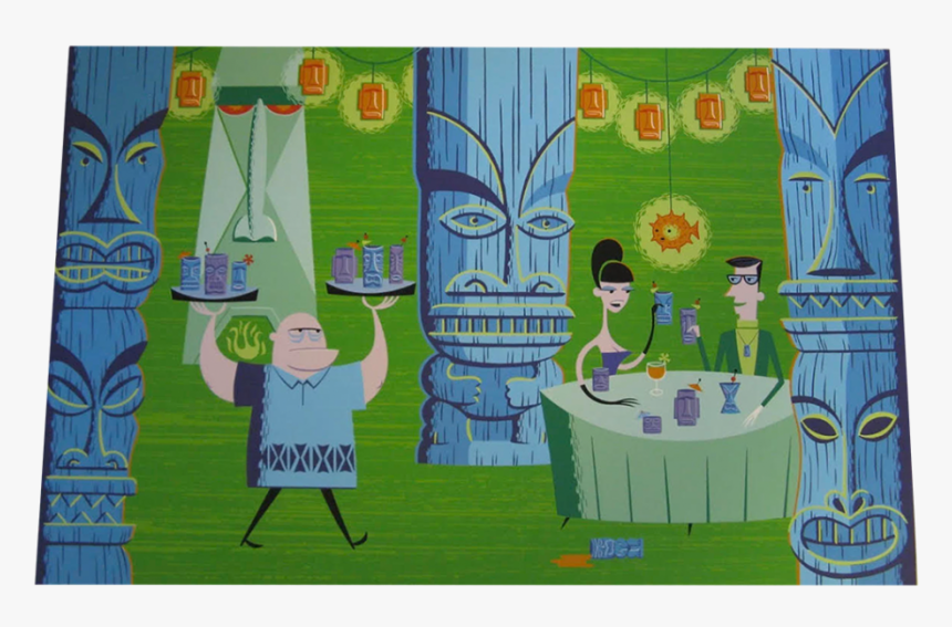 Grand Rapids Tiki Bar - Illustration, HD Png Download, Free Download