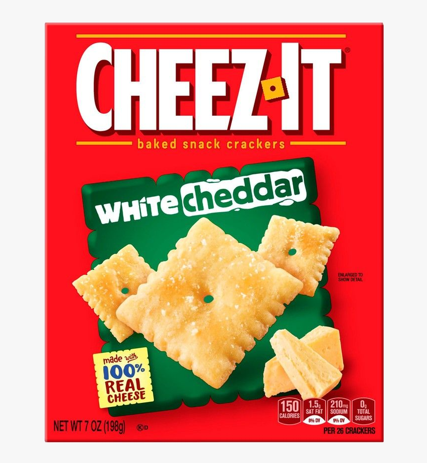 Cheez It Kelloggs Cheez-it Crackers White Cheddar Oz - Cheez It White Cheddar 2015, HD Png Download, Free Download