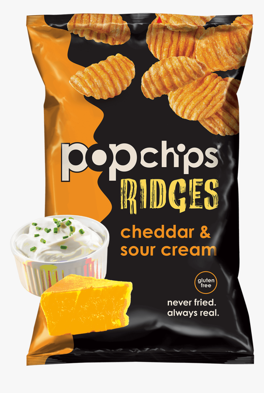 Transparent Cheez It Png - Popchips Sour Cream And Cheddar, Png Download, Free Download