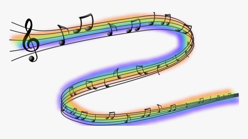 #notes #note #music #sign #dance #lines #line #colorful - Musikk Png, Transparent Png, Free Download