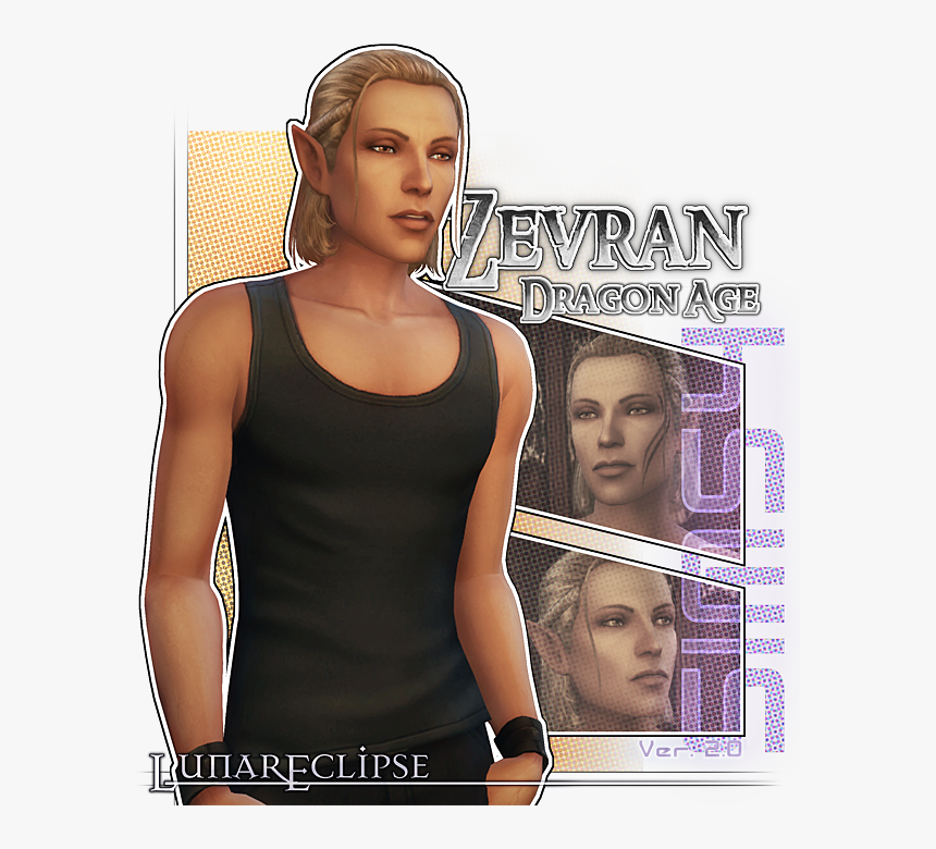 ~*eclipse [dragon Age Origins] Zevran*~ **updated Ver - Girl, HD Png Download, Free Download