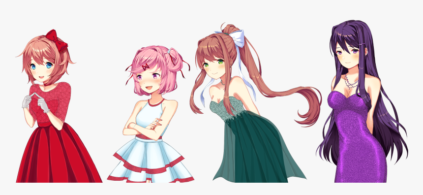 Doki Prom Hope You Like These Edits - Doki Doki Literature Club Prom, HD Png Download, Free Download