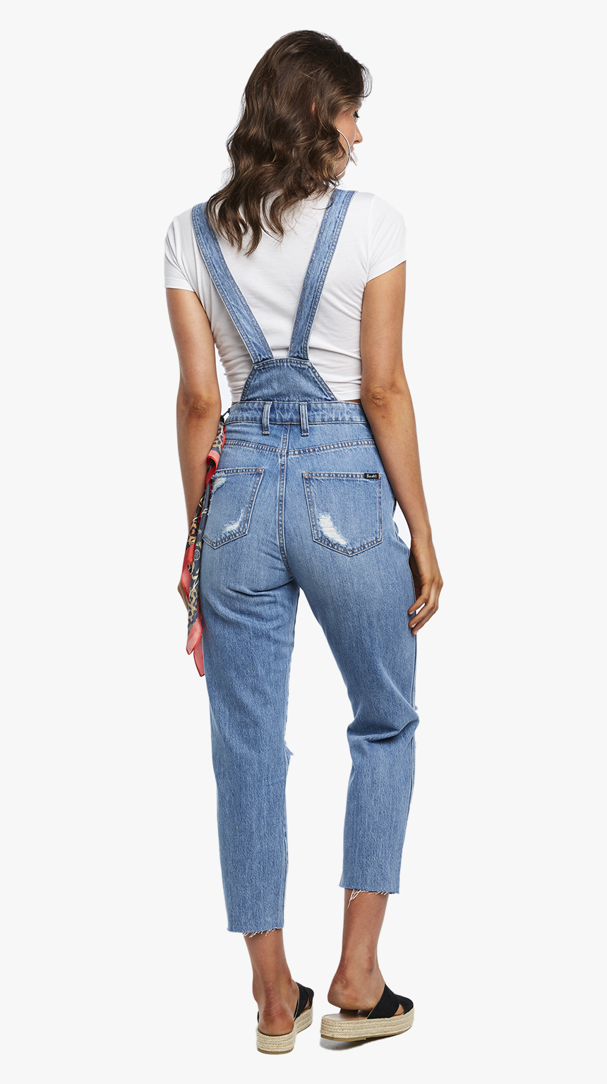 Denim Dungaree In Colour Citadel - One-piece Garment, HD Png Download, Free Download