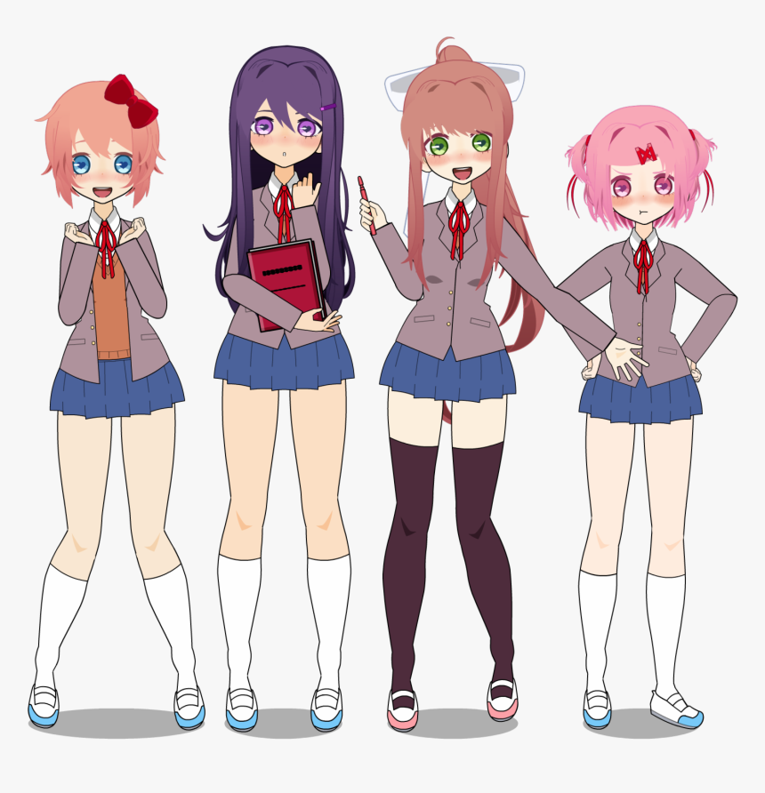 Which Doki Doki Literature Club Character Are You - Doki Doki Literature Club Chibi, HD Png Download, Free Download