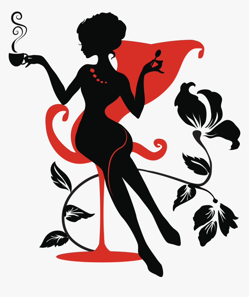 Transparent Sexy Woman Silhouette Png - Transparent Elegant Woman Silhouette, Png Download, Free Download