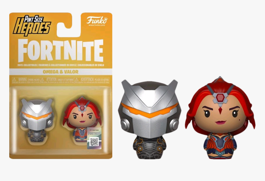 Omega Full Armor & Valor Pint Size Hero 2-pack - Pint Size Heroes Fortnite, HD Png Download, Free Download