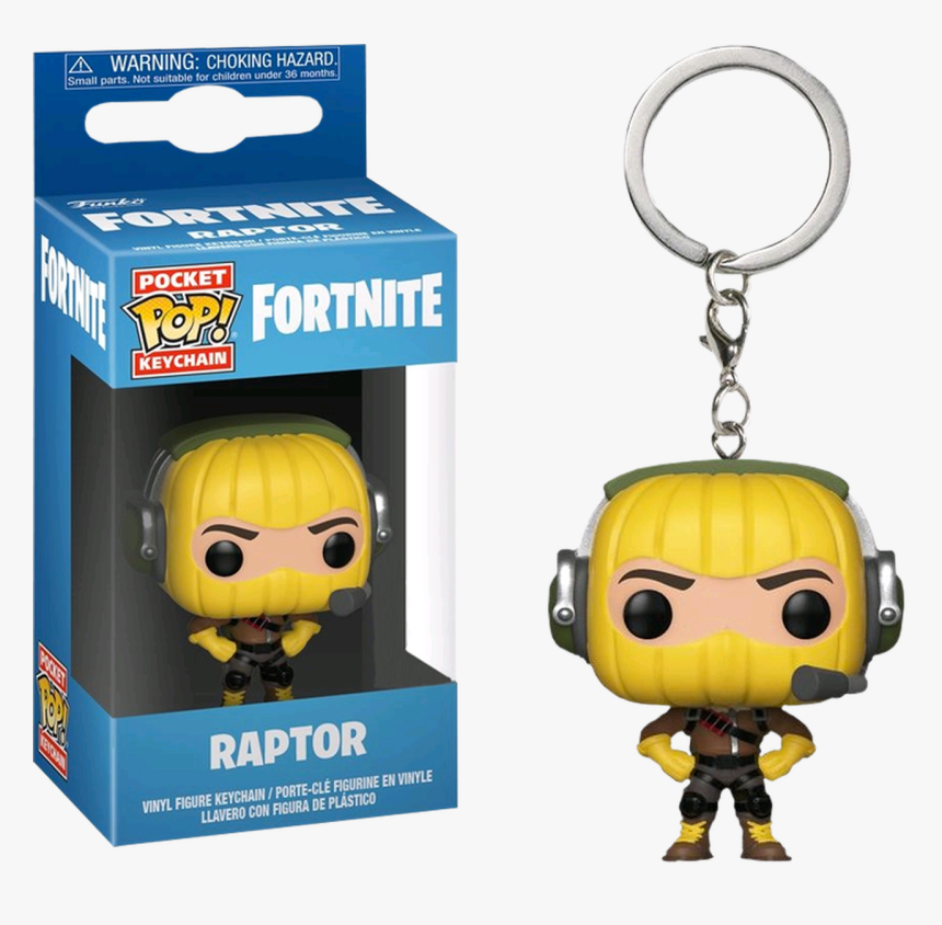 Raptor Pocket Pop Vinyl Keychain - Fortnite Raptor Keychain, HD Png Download, Free Download