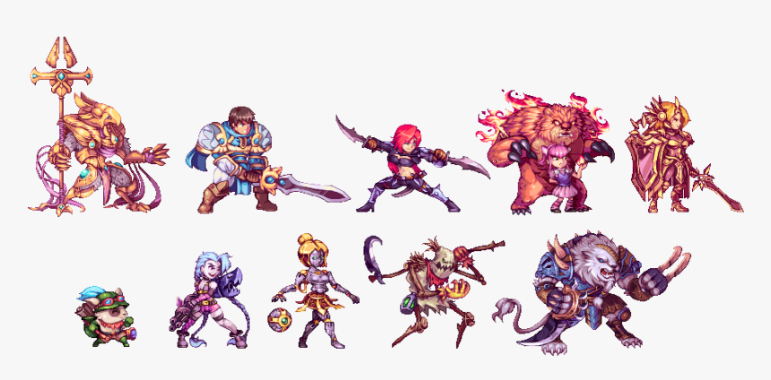 Katarina,league Of Legends,лига - Heroes Of The Storm Pixel Art, HD Png Download, Free Download