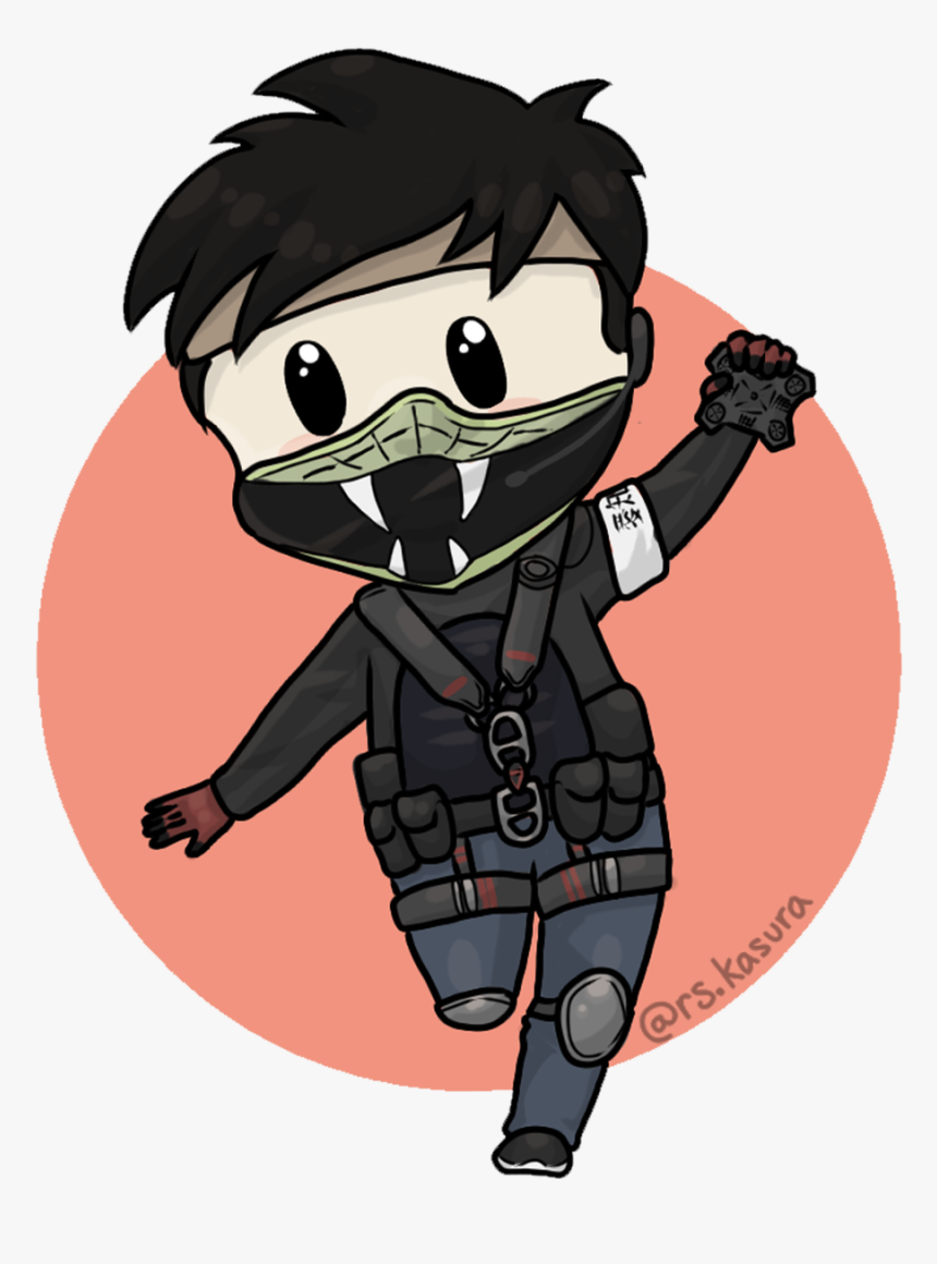 Echo Drawing Person - Rainbow 6 Siege Cartoon, HD Png Download, Free Download