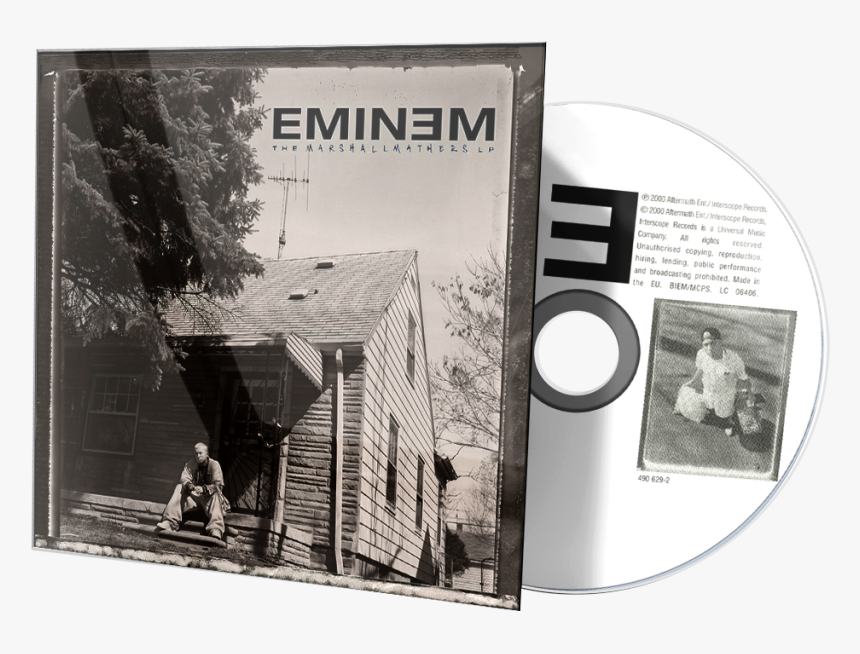 Album 3d Face - Eminem Marshall Mathers Lp Cover, HD Png Download, Free Download