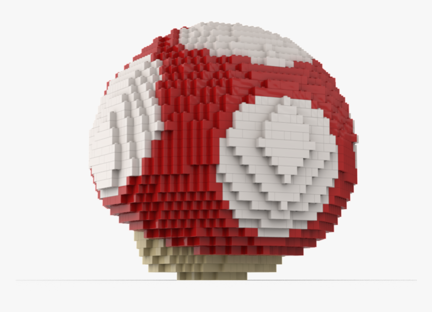 Lego Super Mushroom Building Instruction - Sphere, HD Png Download, Free Download