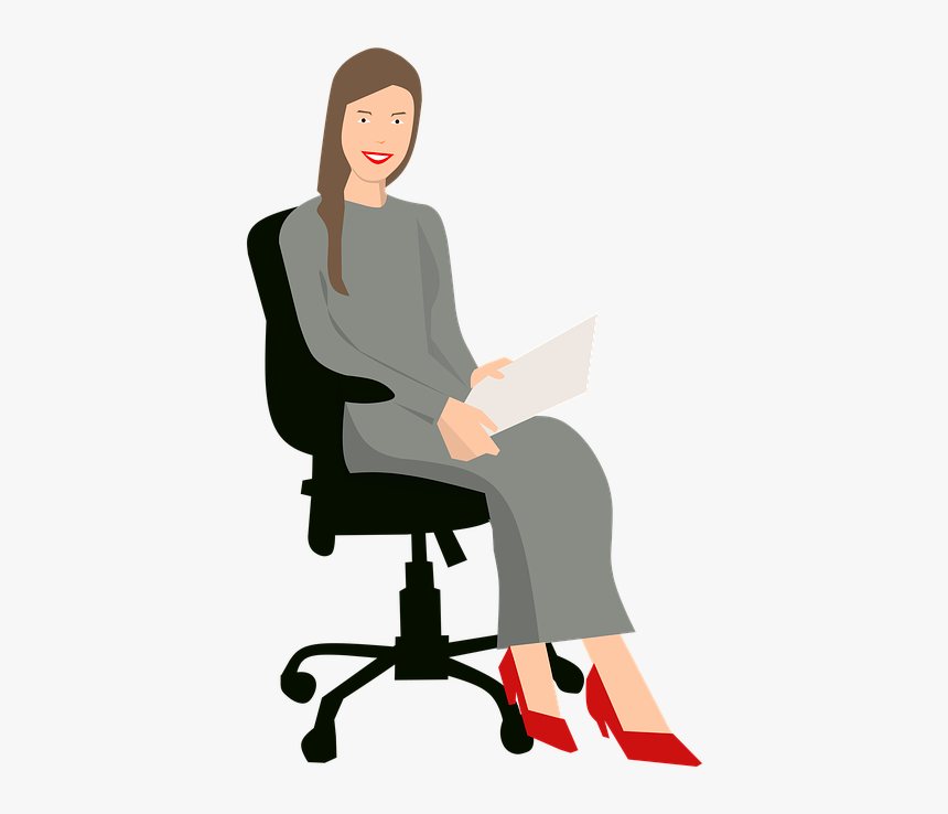 Women, Office, Document, Letter, Reading, Mail, Bill - Reading A Letter Png, Transparent Png, Free Download