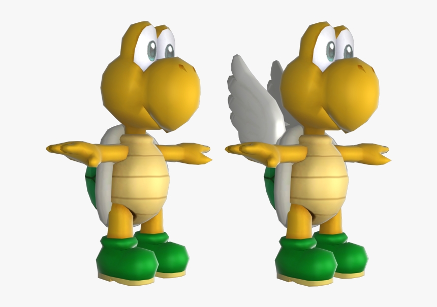 Transparent Koopa Troopa Png - Koopa Troopa And Paratroopa, Png Download, Free Download