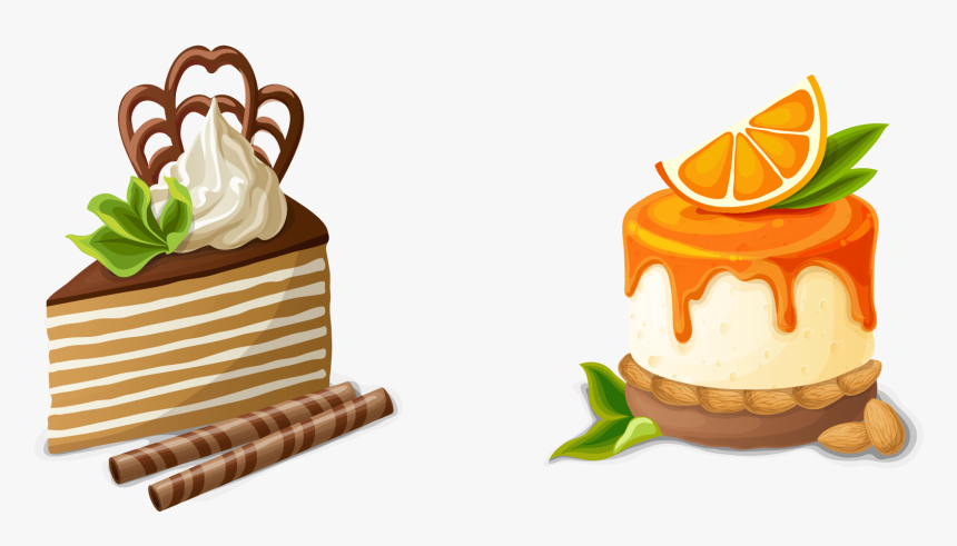 Chocolate Cheesecake Vector Fruit - Dessert Vector Png, Transparent Png, Free Download