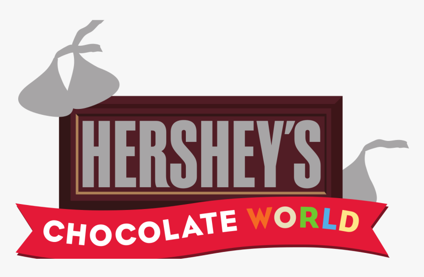 Vector Black And White Hershey Clipart Illustration - Hershey's Chocolate World Logo, HD Png Download, Free Download