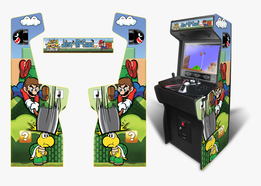 Custom Permanent Full Size Mario Attacks Koopa Troopa - Arcade Mario Bros Transparent Background, HD Png Download, Free Download