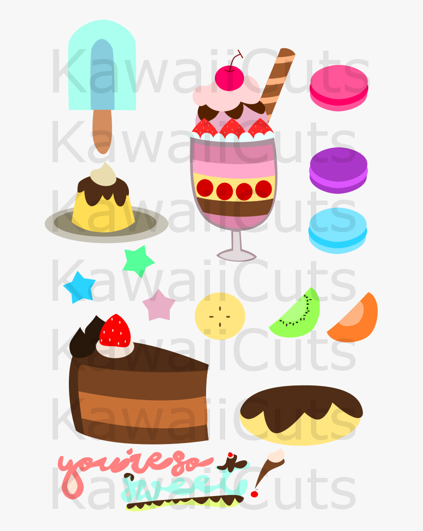 Cute Sweets Svg Cut File For Cricut, Clip Art, Vector,, HD Png Download, Free Download