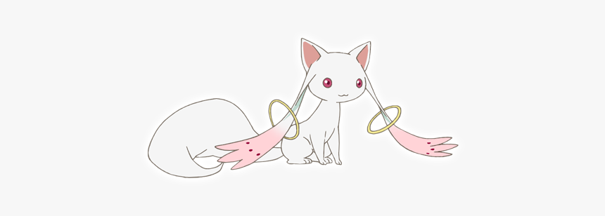 Kyubey, Puella Magi, And Homura Akemi Image - キュゥ べ え 叛逆 の 物語, HD Png Download, Free Download