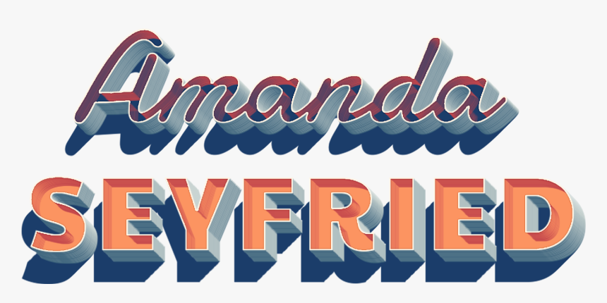 Amanda Seyfried Name Logo Png - Transparent Jennifer Lopez Name, Png Download, Free Download