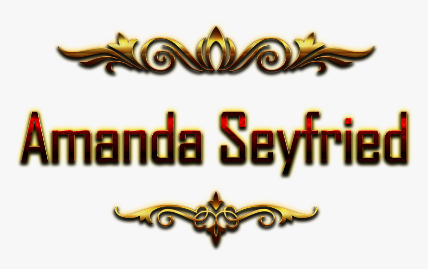 Amanda Seyfried Decorative Name Png - Friendship Day Png For Picsart, Transparent Png, Free Download