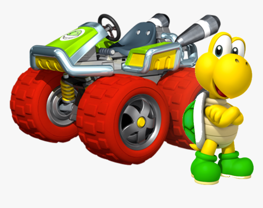 Transparent Koopa Troopa Png - Mario Kart 7 Koopa, Png Download, Free Download