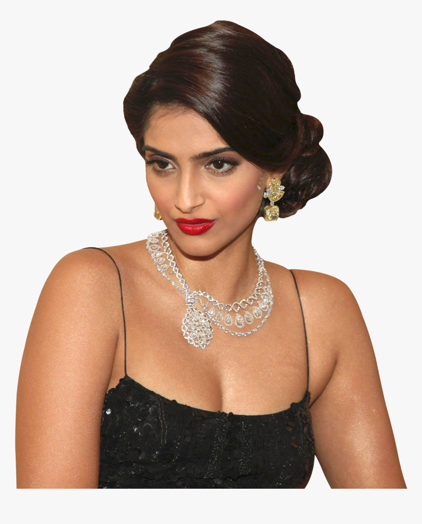 Png Images Pngpix Sonam - Side Bun Hairstyle For Indian Wedding, Transparent Png, Free Download