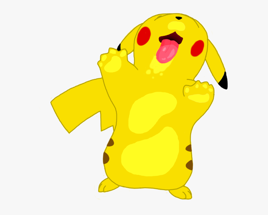 Pikachu Used Lick - Cartoon, HD Png Download, Free Download