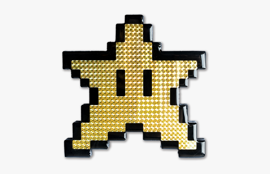 Super Mario Star 8 Bit, HD Png Download, Free Download