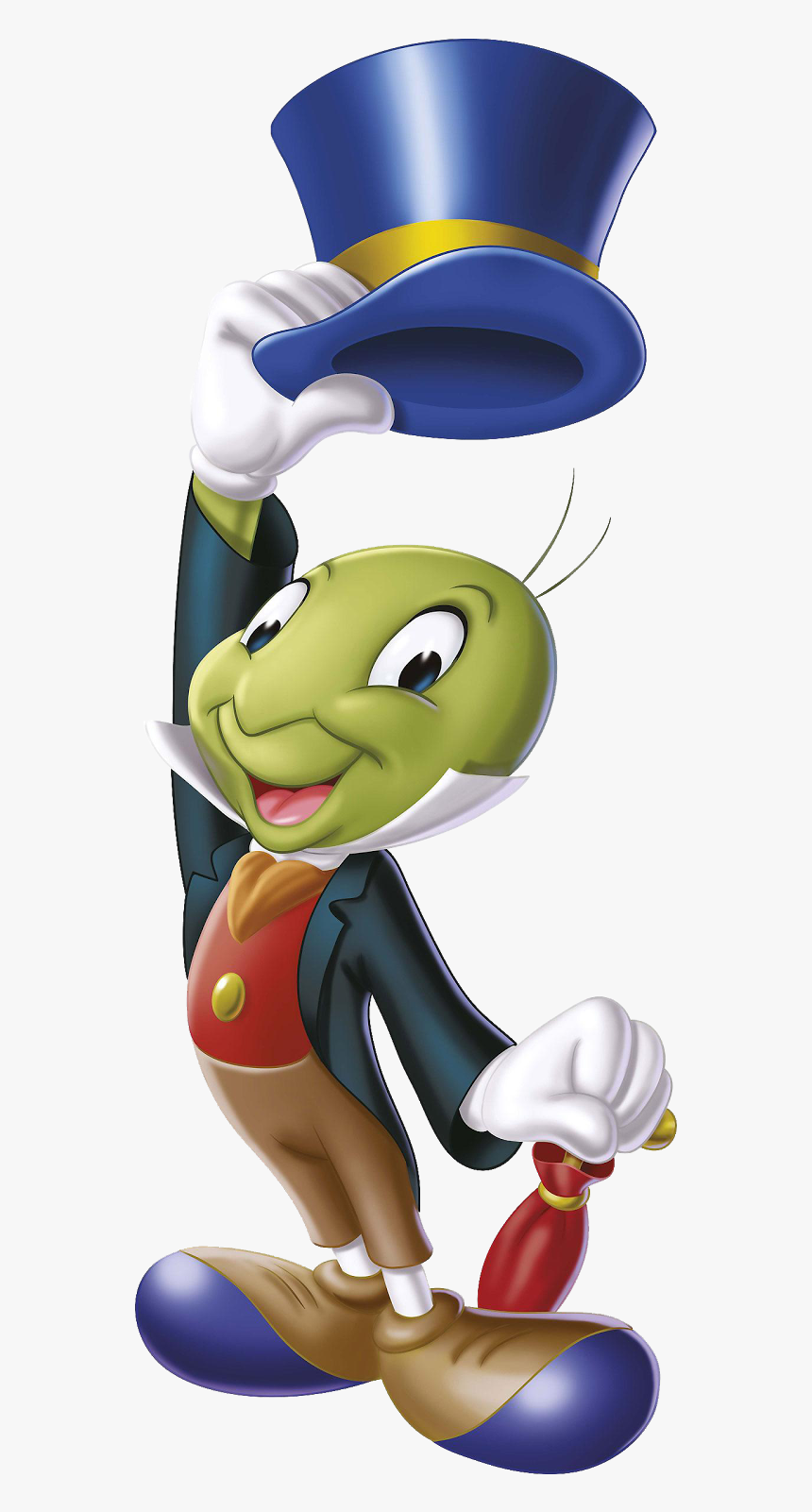 Cricket Clipart Character Disney - Jiminy Cricket, HD Png Download, Free Download