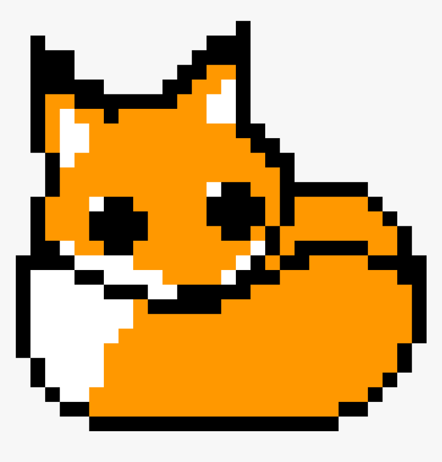 Easy Pixel Art Cat Hd Png Download Kindpng
