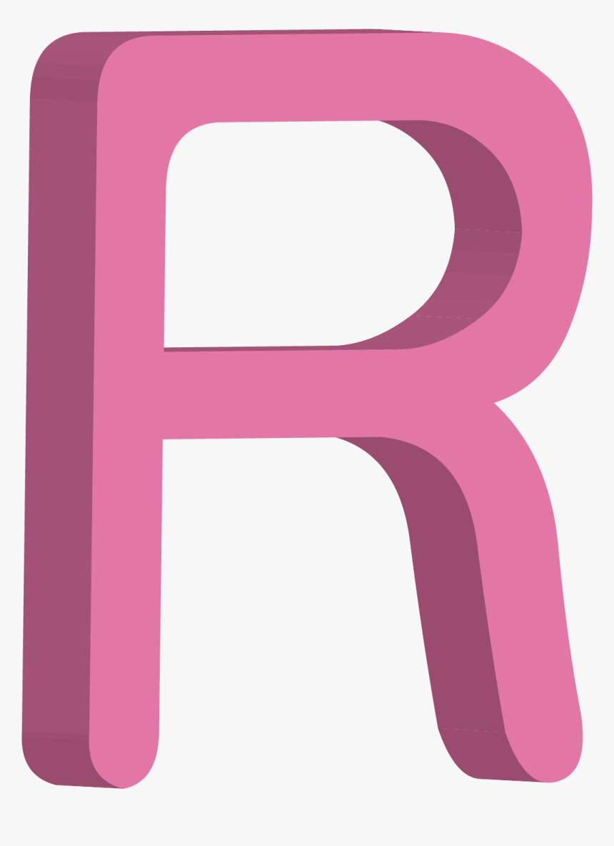 English Alphabet Letter - Pink Letter R Png Clipart, Transparent Png, Free Download