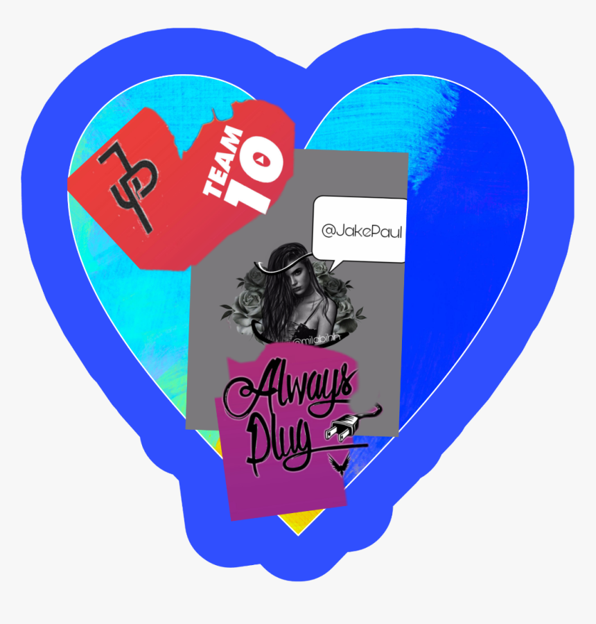 #alissaviolet #jakepaul #team10 #always Plug - Heart, HD Png Download, Free Download