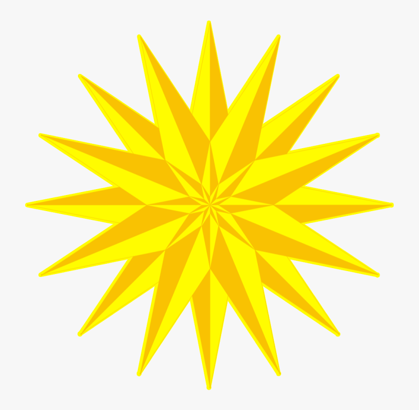 Yellow 3d Star Png - Sccadvasa Logo, Transparent Png, Free Download