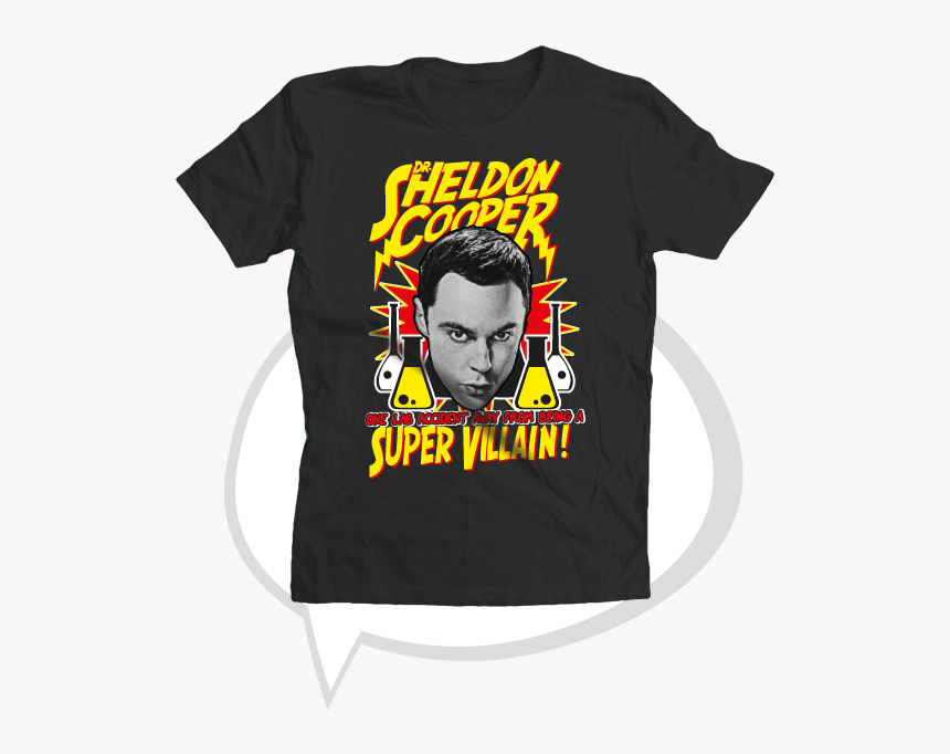 Sheldon Cooper Super Villain , Png Download - Sheldon Cooper, Transparent Png, Free Download