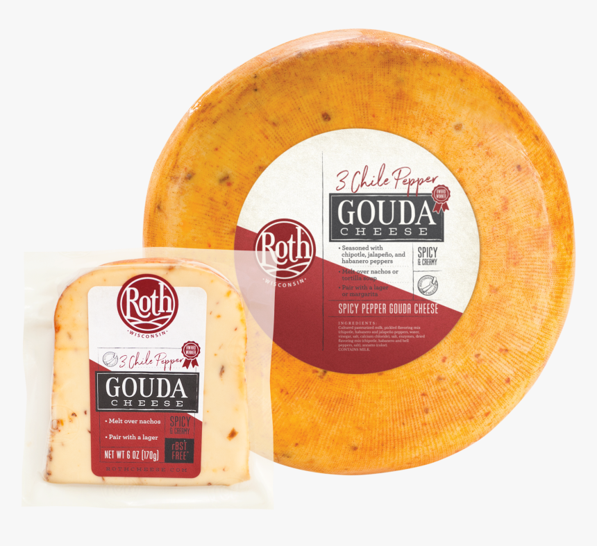 3 Chile Pepper Gouda - Dutch Cheese With Peppers, HD Png Download, Free Download