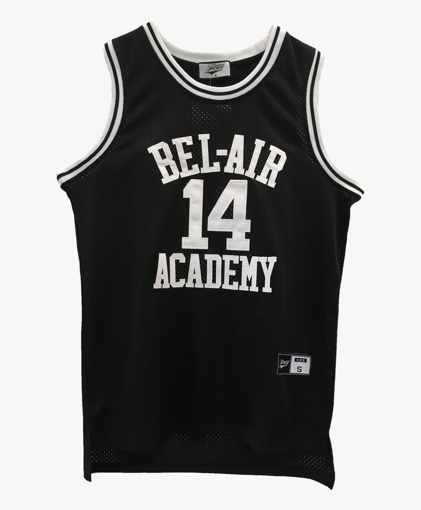 T-shirt Fresh Prince Of Bel Air Academy #14 – Uni Vert, Coupe Ample, Sans Manches – 100% Polyester – Pour Fête Années 90, Sport, Déguisement
