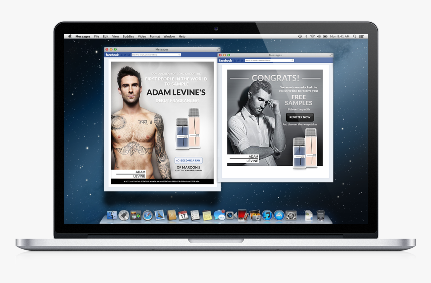 Adam Levine - Os X Mountain Lion, HD Png Download, Free Download