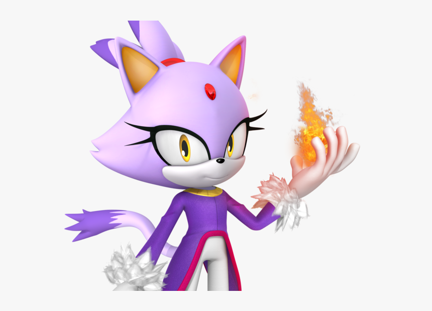 Modern Blaze The Cat , Png Download - Blaze The Cat Png, Transparent Png, Free Download