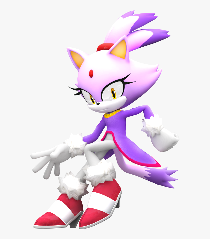 Blaze The Cat Sonic World, HD Png Download, Free Download