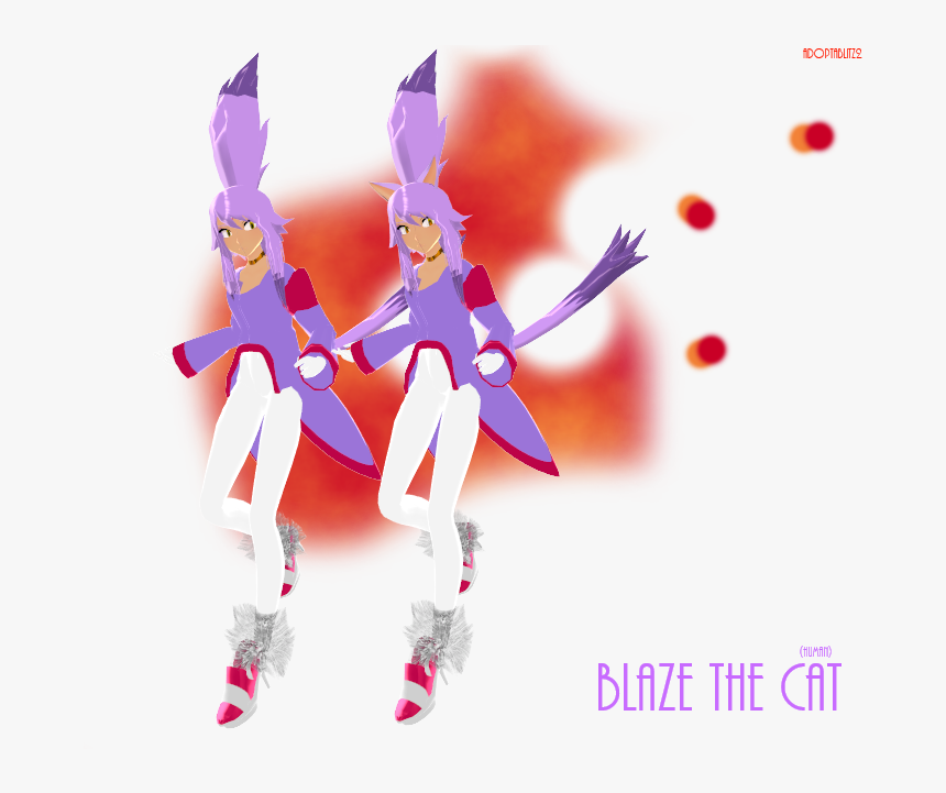 Blaze The Cat Png, Transparent Png, Free Download