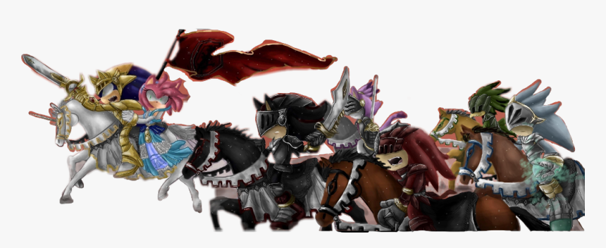#sonic And The Black Knight Sonic Gold Knight Amy Rose, HD Png Download, Free Download
