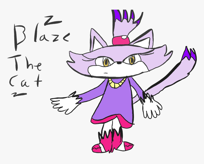 Blaze The Cat Png, Transparent Png, Free Download